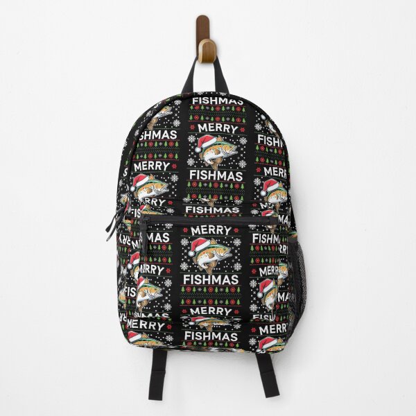 Item preview, Merry Fishmas Ugly Fishing Christmas Bass Fish 	 Gifts designed and sold by BeulahJoseph.