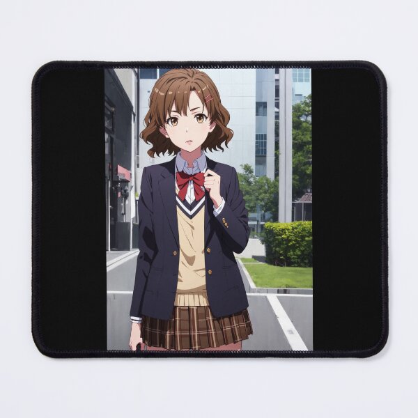 Item preview, High School Beauty Anime Portrait: Kaori Orimoto in Plaid Uniform designed and sold by iloveanimechibi.