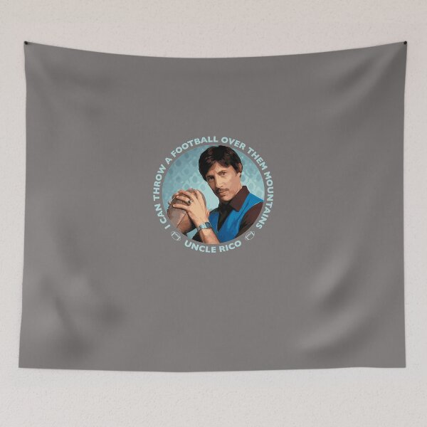 Item preview, NAPOLEON DYNAMITE UNCLE RICO FOOTBALL designed and sold by TobiBon.