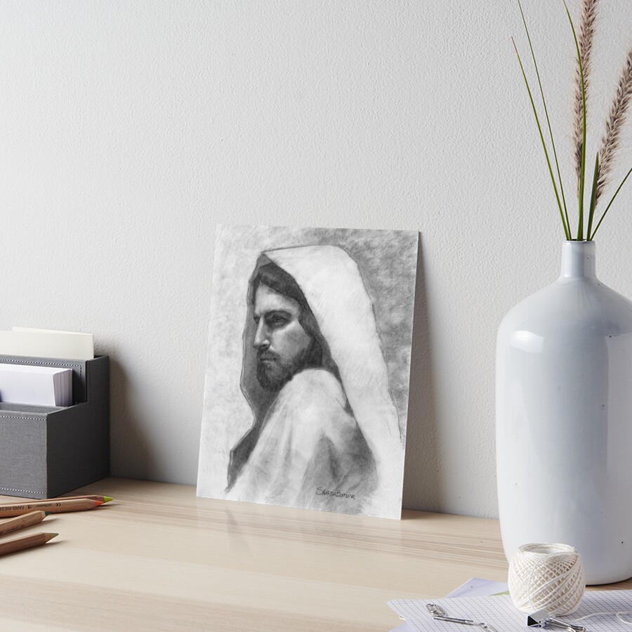 Savior Jesus Christ Art Board Print
