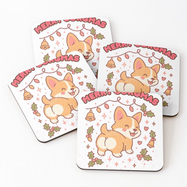 Item preview, Merry Corgmas Butt shaking Corgi designed and sold by SpacedOutRITZ.