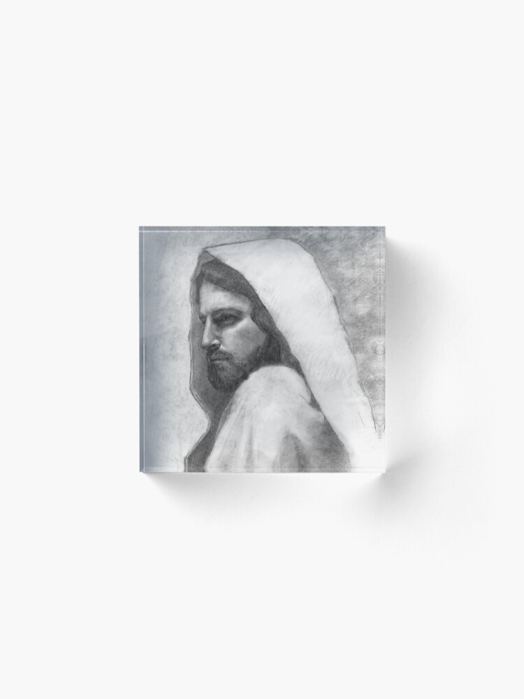 Alternate view of Savior Jesus Christ Acrylic Block
