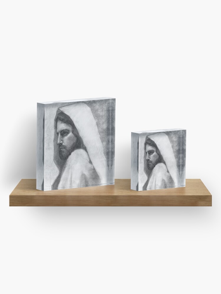 Alternate view of Savior Jesus Christ Acrylic Block