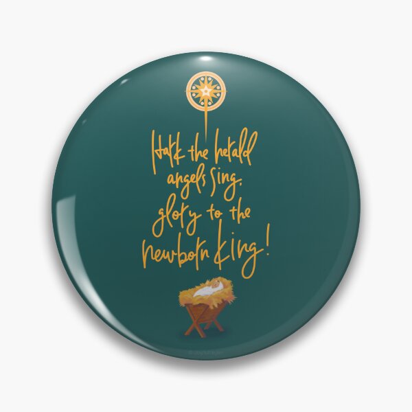 Item preview, Hark the Herald Angel Sing, Baby Jesus, Christmas  designed and sold by joyfultaylor.