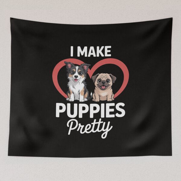 Item preview, Dog Groomer Gift Spa Grooming I Make Puppies Pretty Men Women Girls Kids designed and sold by silladive.