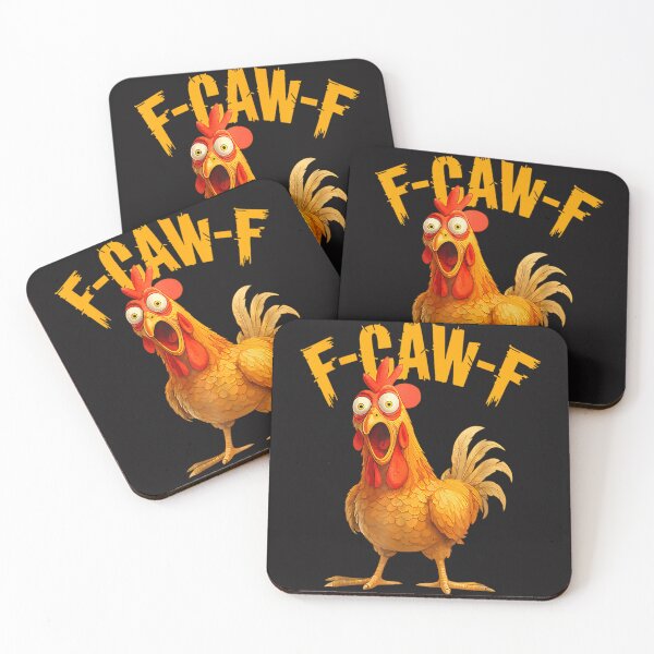 Item preview, F-Caw-F Pollo gracioso Fcawf Humor Cita Gallo Meme designed and sold by MaritzaVande.