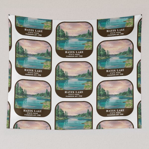 Item preview, Vintage Hayes Lake State Park (Minnesota State Park) designed and sold by RabbitK.