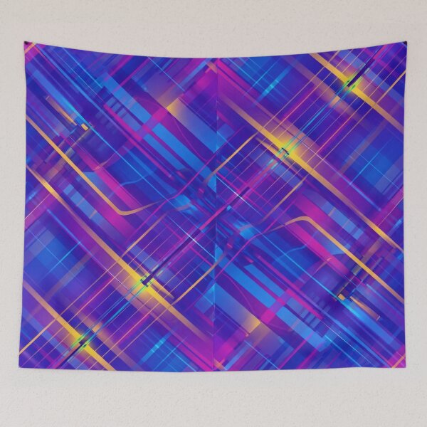 Item preview, Neon Cyber Grid designed and sold by Kaleidoscope Print.