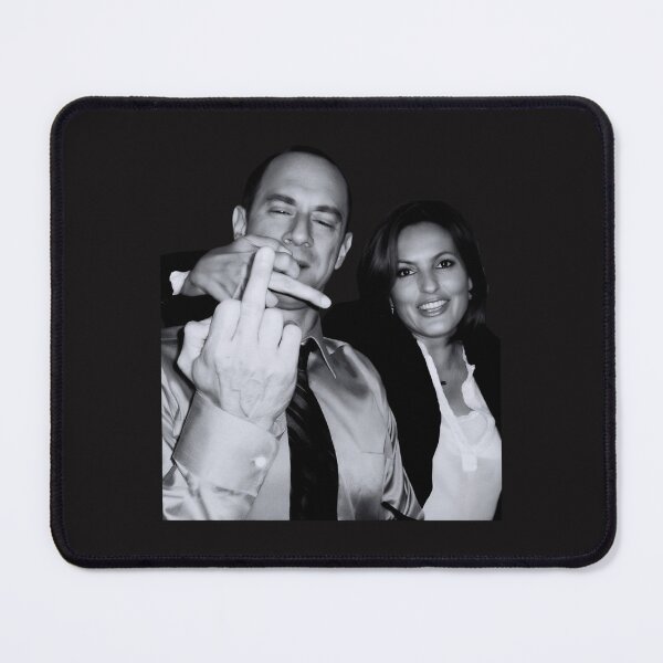 Item preview, Elliot Stabler And Olivia Benson Actors And Musicians Giving The Middle Finger Meme designed and sold by MaritzaVande.