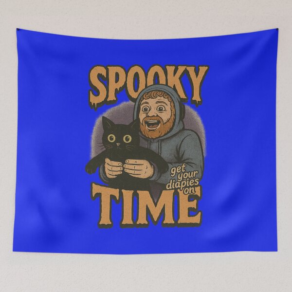 Item preview, Caseoh Spooky Time Vintage designed and sold by Tidal Arts.
