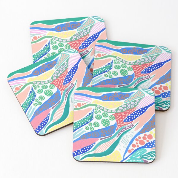 Item preview, Abstract Leaves designed and sold by Heidi Eliason Designs.