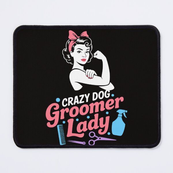Item preview, Cute Dog Groomer Lady Puppy Stylist designed and sold by silladive.