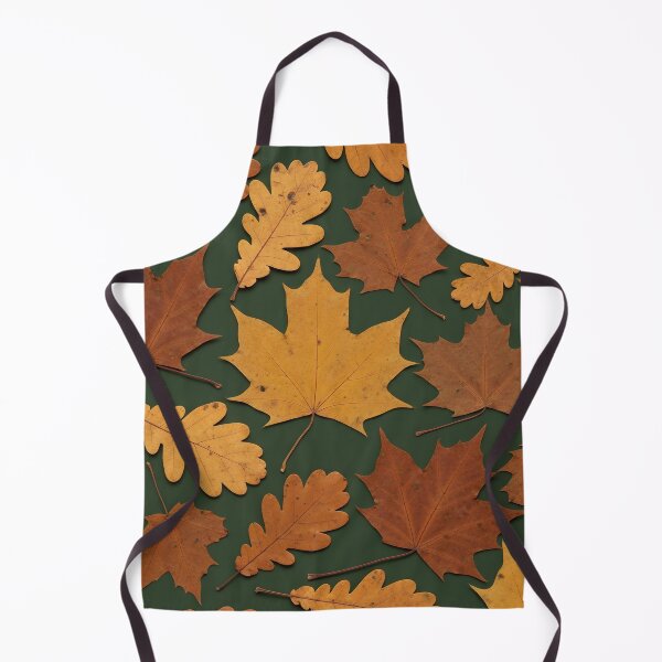 Item preview, Autumn Maple Oak Leaves Pattern designed and sold by Kaleidoscope Print.