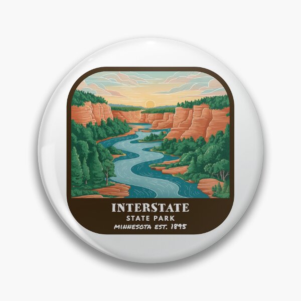 Item preview, Vintage Interstate State Park (Minnesota State Park) designed and sold by RabbitK.