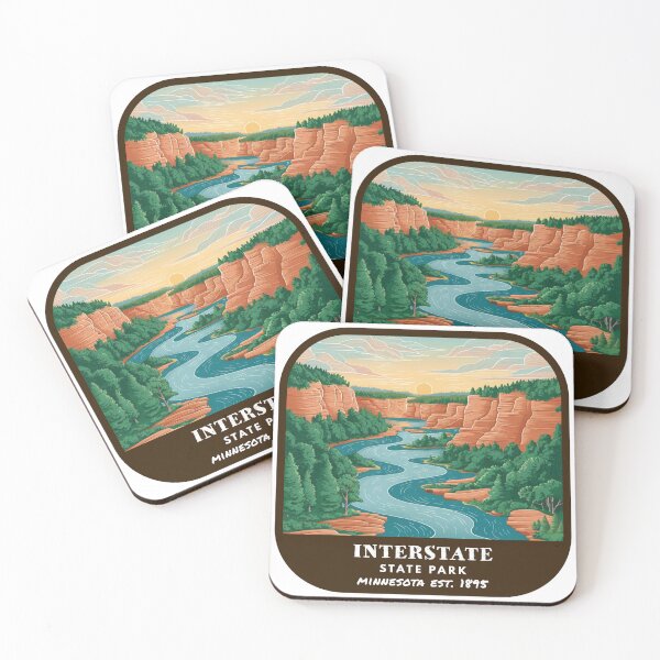 Item preview, Vintage Interstate State Park (Minnesota State Park) designed and sold by RabbitK.