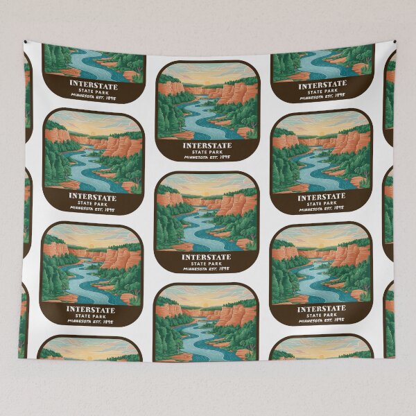 Item preview, Vintage Interstate State Park (Minnesota State Park) designed and sold by RabbitK.