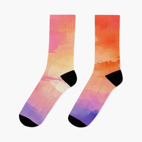 Item preview, Fantasy Dream Sunset Abstract With Flowing Watercolor Washes designed and sold by DEC02.
