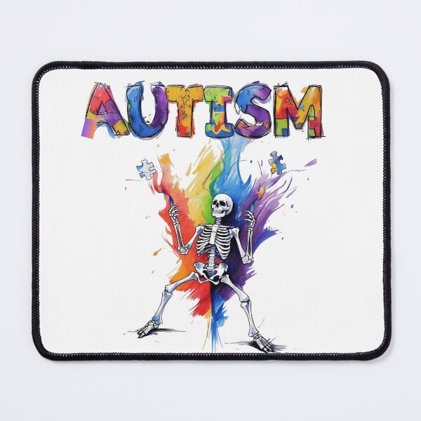 Item preview, Autism Skeleton Meme Design designed and sold by AKANKEDESIGN.