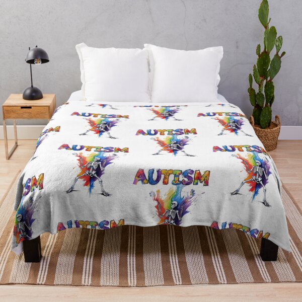 Item preview, Autism Skeleton Meme Design designed and sold by AKANKEDESIGN.