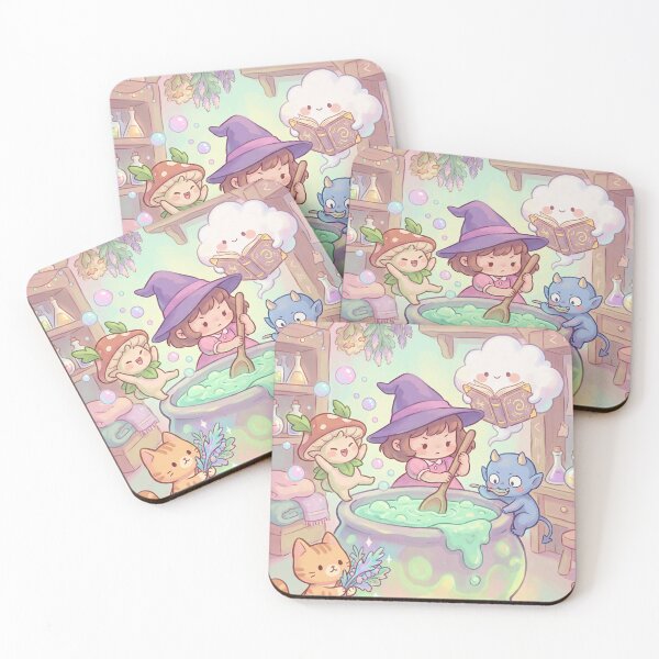 Item preview, Potion Master Witch and Cute Helpers designed and sold by Cute-Ur-Day.