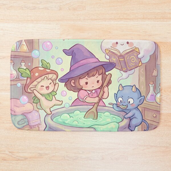 Item preview, Potion Master Witch and Cute Helpers designed and sold by Cute-Ur-Day.