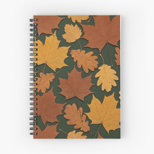 Item preview, Warm Autumn Maple and Oak Leaves designed and sold by Kaleidoscope Print.