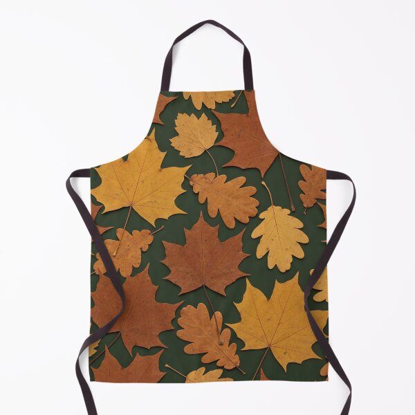 Item preview, Warm Autumn Maple and Oak Leaves designed and sold by Kaleidoscope Print.