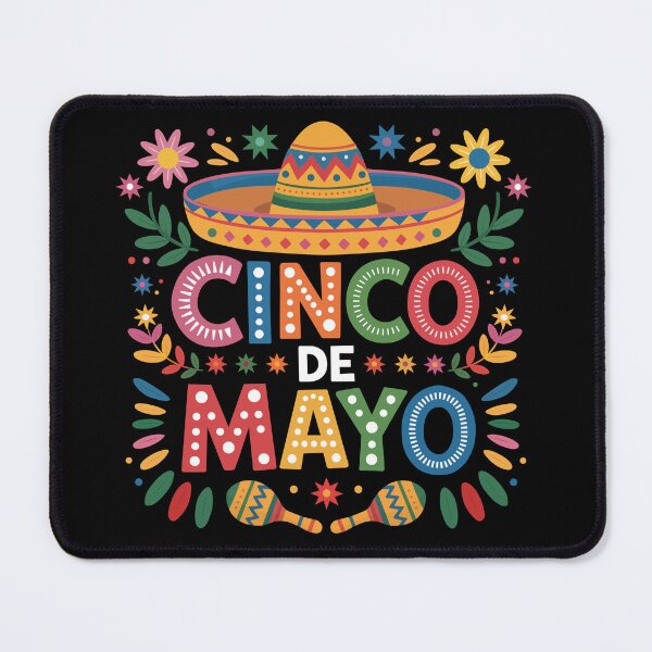 Item preview, Cinco de Mayo Party Sombrero Fiesta Maracas Floral designed and sold by Colorful Designs.