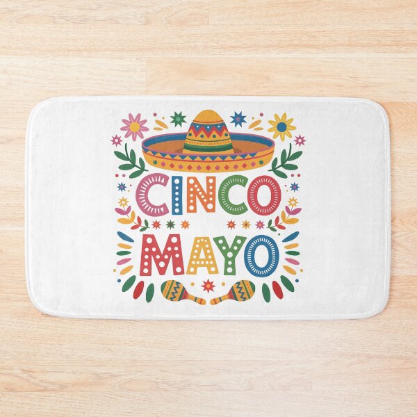 Item preview, Cinco de Mayo Party Sombrero Fiesta Maracas Floral designed and sold by Colorful Designs.
