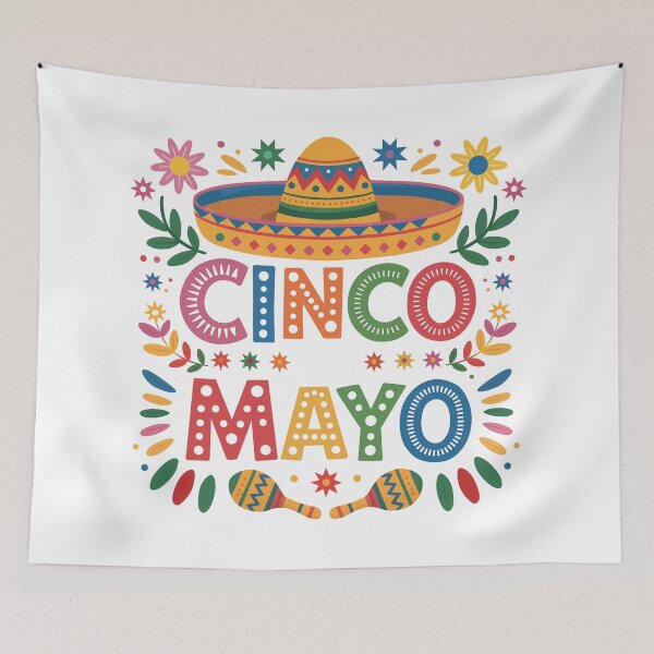Item preview, Cinco de Mayo Party Sombrero Fiesta Maracas Floral designed and sold by Colorful Designs.
