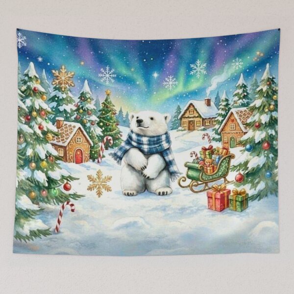 Item preview, Icicle The Bear In Aurora Village designed and sold by Dawne's Designs.