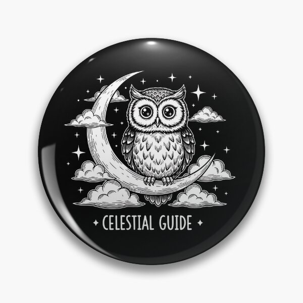Item preview, Celestial Guide Mystical Owl designed and sold by DreamDaisyArt.