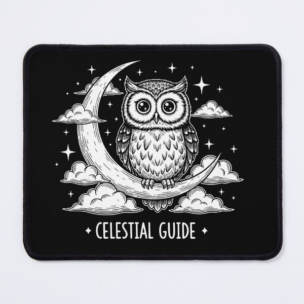 Item preview, Celestial Guide Mystical Owl designed and sold by DreamDaisyArt.