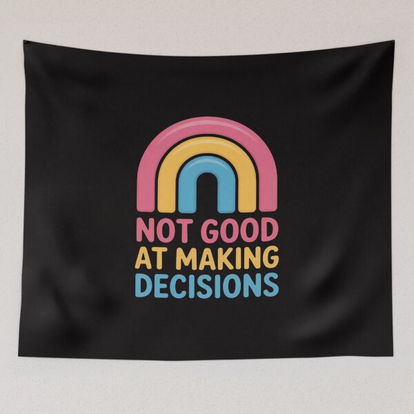Item preview, Pansexual Rainbow Not Good At Making Decisions Pan Pride designed and sold by portcrysral.