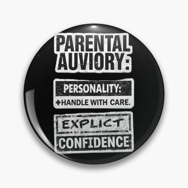 Item preview, Explicit Confidence Savage Mode Stickers - Parental Advisory Parody Quotes designed and sold by ConfuseLab Alt.