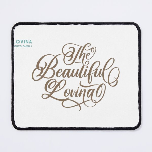 Item preview, The Beautiful Lovina - Luxury Calligraphy Script designed and sold by BriarRoseSupply.