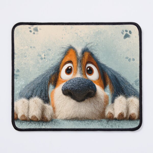 Item preview, Hamilton Hound Peeking over Wall 01 designed and sold by Elisabeth Lucas.