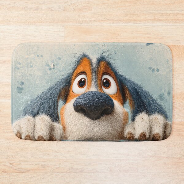 Item preview, Hamilton Hound Peeking over Wall 01 designed and sold by Elisabeth Lucas.