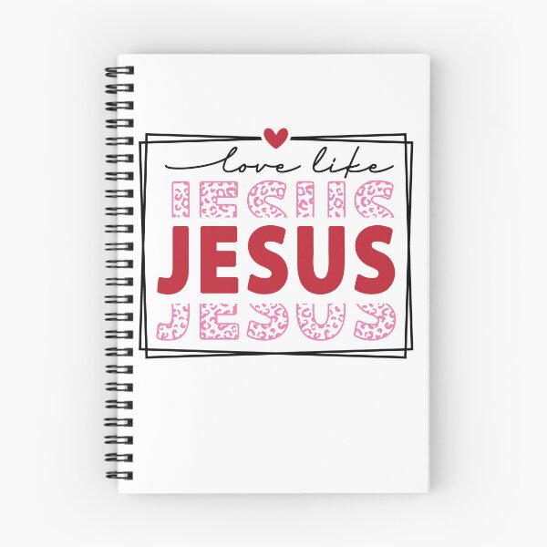 Item preview, Jesus Mirror Typography with Leopard Print | Christian Aesthetic Design designed and sold by Artinkcreative.