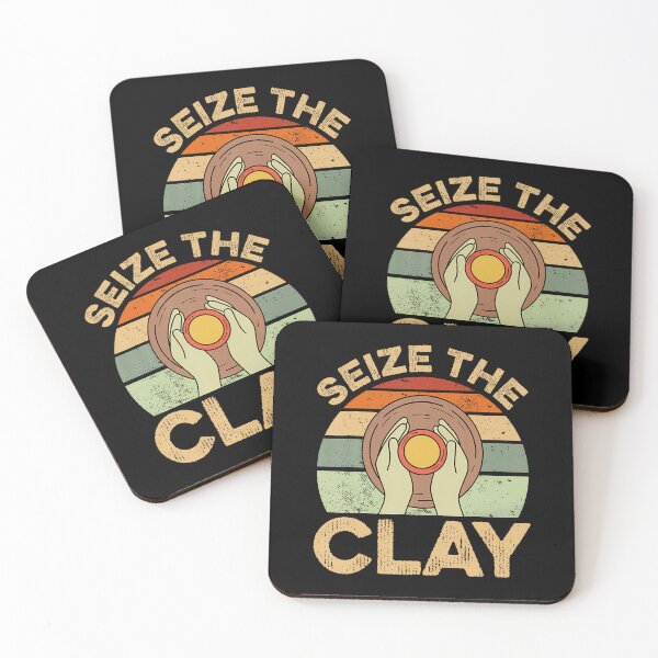 Item preview, Seize The Clay - Retro Style Ceramics Artist Clay Pottery designed and sold by DonnieSandra.
