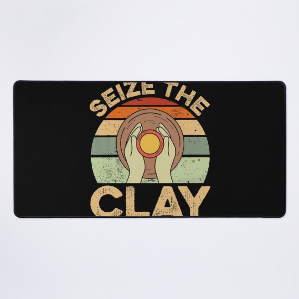 Item preview, Seize The Clay - Retro Style Ceramics Artist Clay Pottery designed and sold by DonnieSandra.