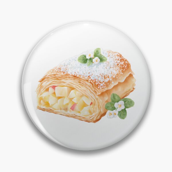 Item preview,   Apple Strudel Illustration designed and sold by BobaBunny76.