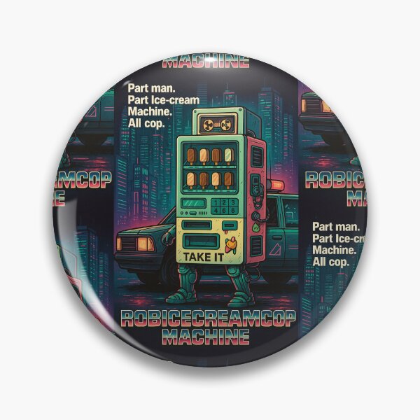 Item preview, RobIceCreamMachineCop designed and sold by Philip Duxfield.