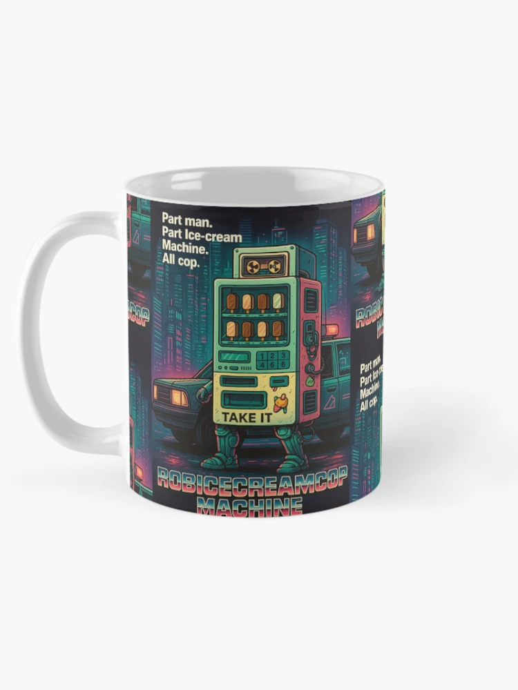 Thumbnail 5 of 6, Coffee Mug, RobIceCreamMachineCop designed and sold by Philip Duxfield.