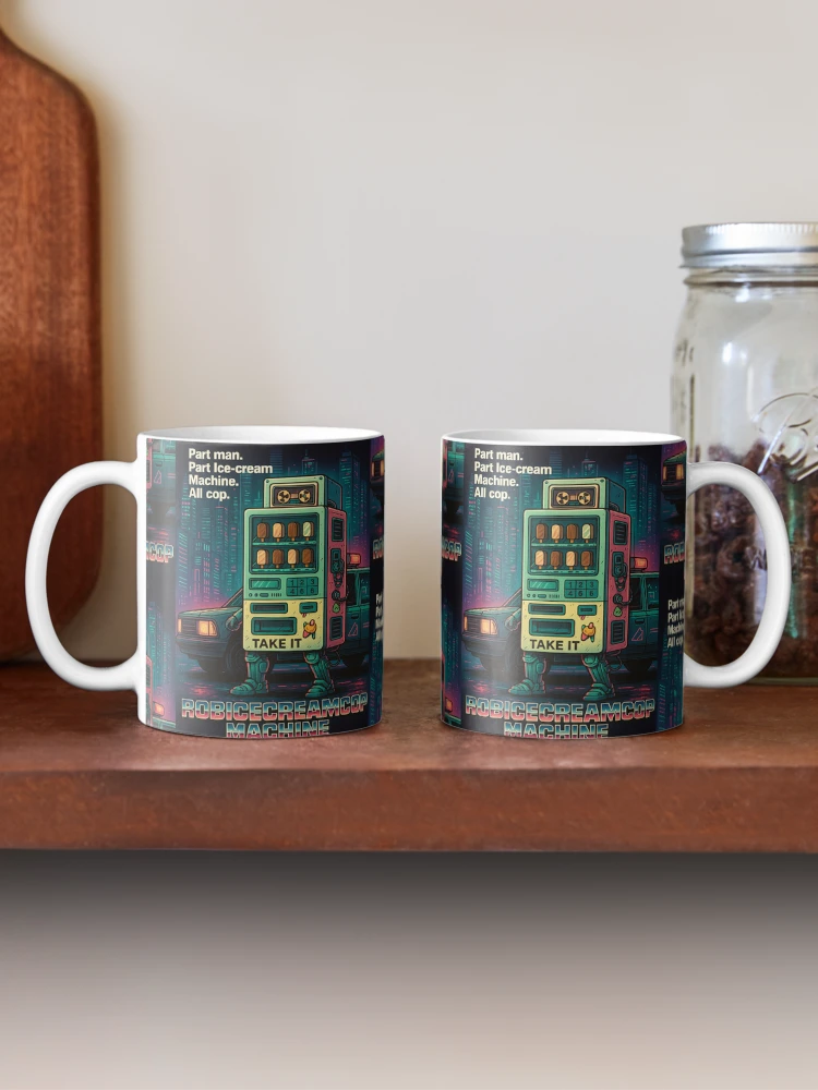 Thumbnail 2 of 6, Coffee Mug, RobIceCreamMachineCop designed and sold by Philip Duxfield.