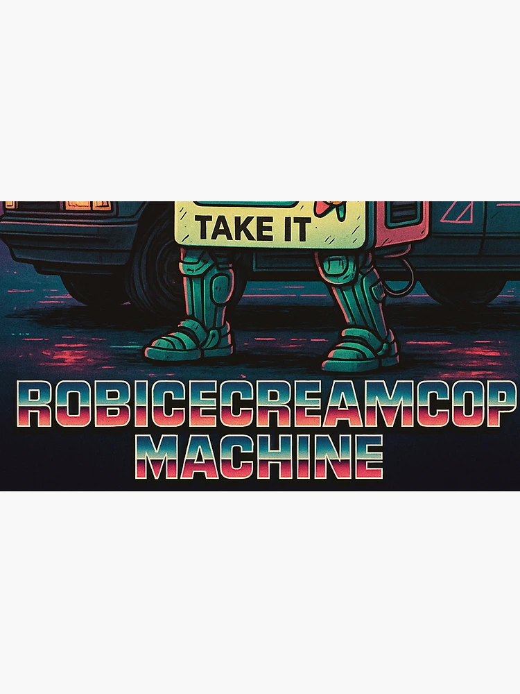 Thumbnail 3 von 3, Cap, RobIceCreamMachineCop designt und verkauft von Philip Duxfield.
