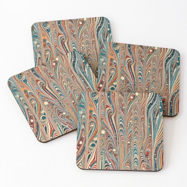 Item preview, Vintage Marbled Paper Pattern Retro Abstract Design designed and sold by PinUpPizzazz.