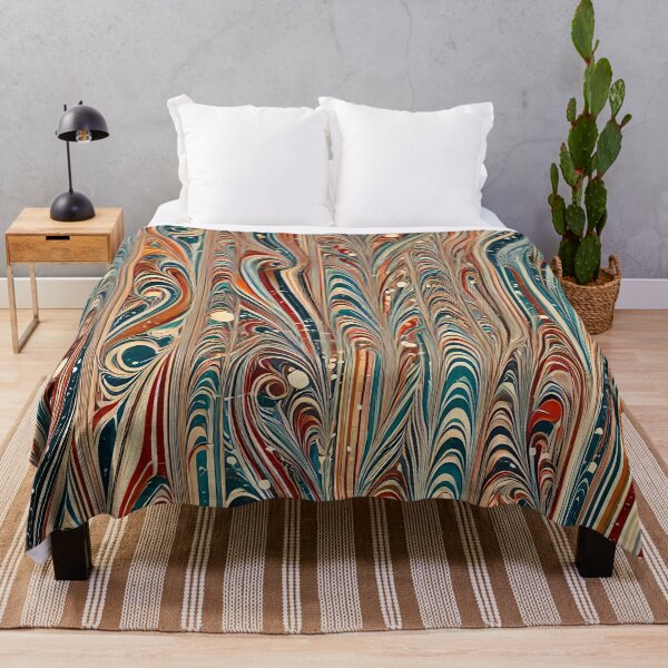 Item preview, Vintage Marbled Paper Pattern Retro Abstract Design designed and sold by PinUpPizzazz.