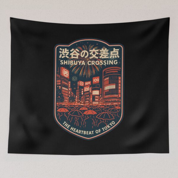 Item preview, Shibuya Lights Stir The Crowd designed and sold by EdvvinStudios.