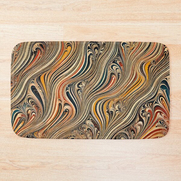 Item preview, Vintage Marbled Paper Pattern Retro Abstract Design designed and sold by PinUpPizzazz.
